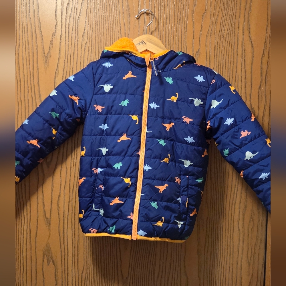 Cat & Jack Blue and Orange reversible Jacket